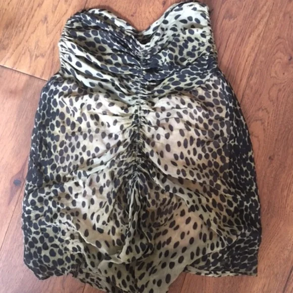 Isabel Marant Etoile Collen Gathered Leopard Skirt - Picture 7 of 8